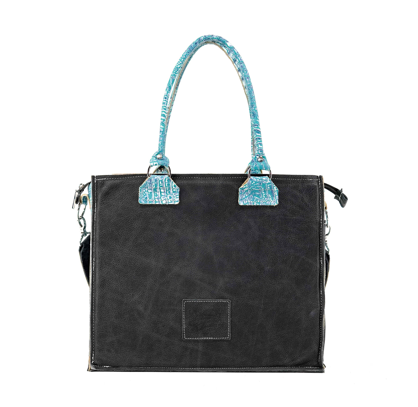 Clerk - All Embossed w/ Turquoise Sand Croc
