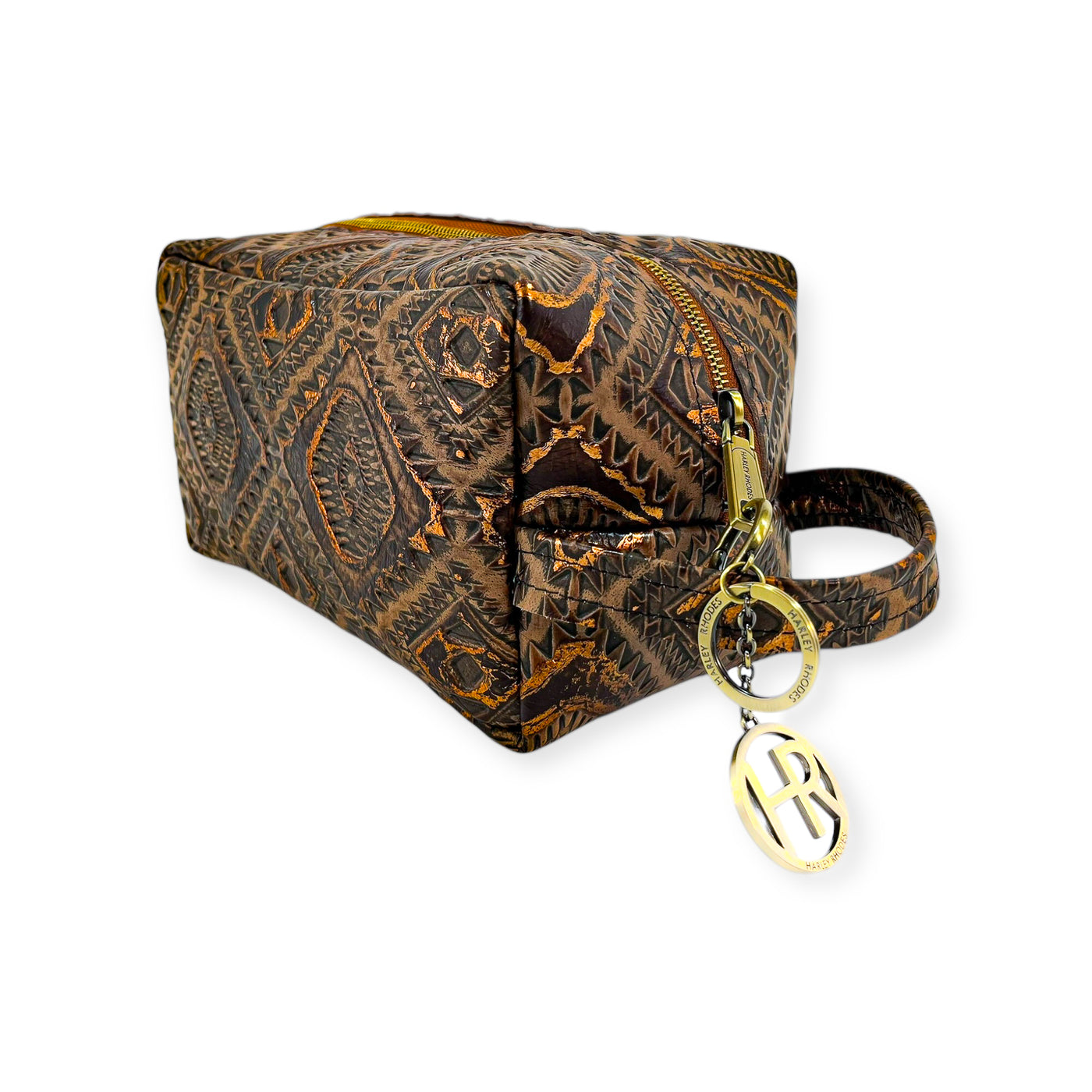 Dopp Kit-Luggage & Bags > Cosmetic & Toiletry Bags > Toiletry Bags-Western-Cowhide-Bags-Handmade-Products-Gifts-Dancing Cactus Designs