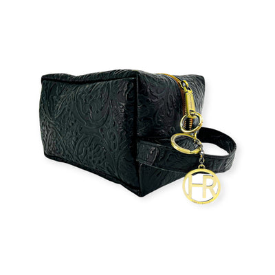 Dopp Kit-Luggage & Bags > Cosmetic & Toiletry Bags > Toiletry Bags-Western-Cowhide-Bags-Handmade-Products-Gifts-Dancing Cactus Designs