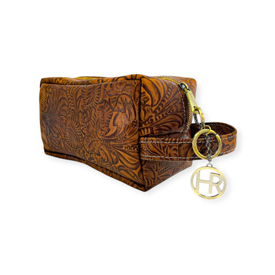 Dopp Kit-Luggage & Bags > Cosmetic & Toiletry Bags > Toiletry Bags-Western-Cowhide-Bags-Handmade-Products-Gifts-Dancing Cactus Designs