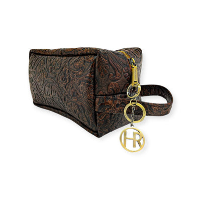 Dopp Kit-Luggage & Bags > Cosmetic & Toiletry Bags > Toiletry Bags-Western-Cowhide-Bags-Handmade-Products-Gifts-Dancing Cactus Designs