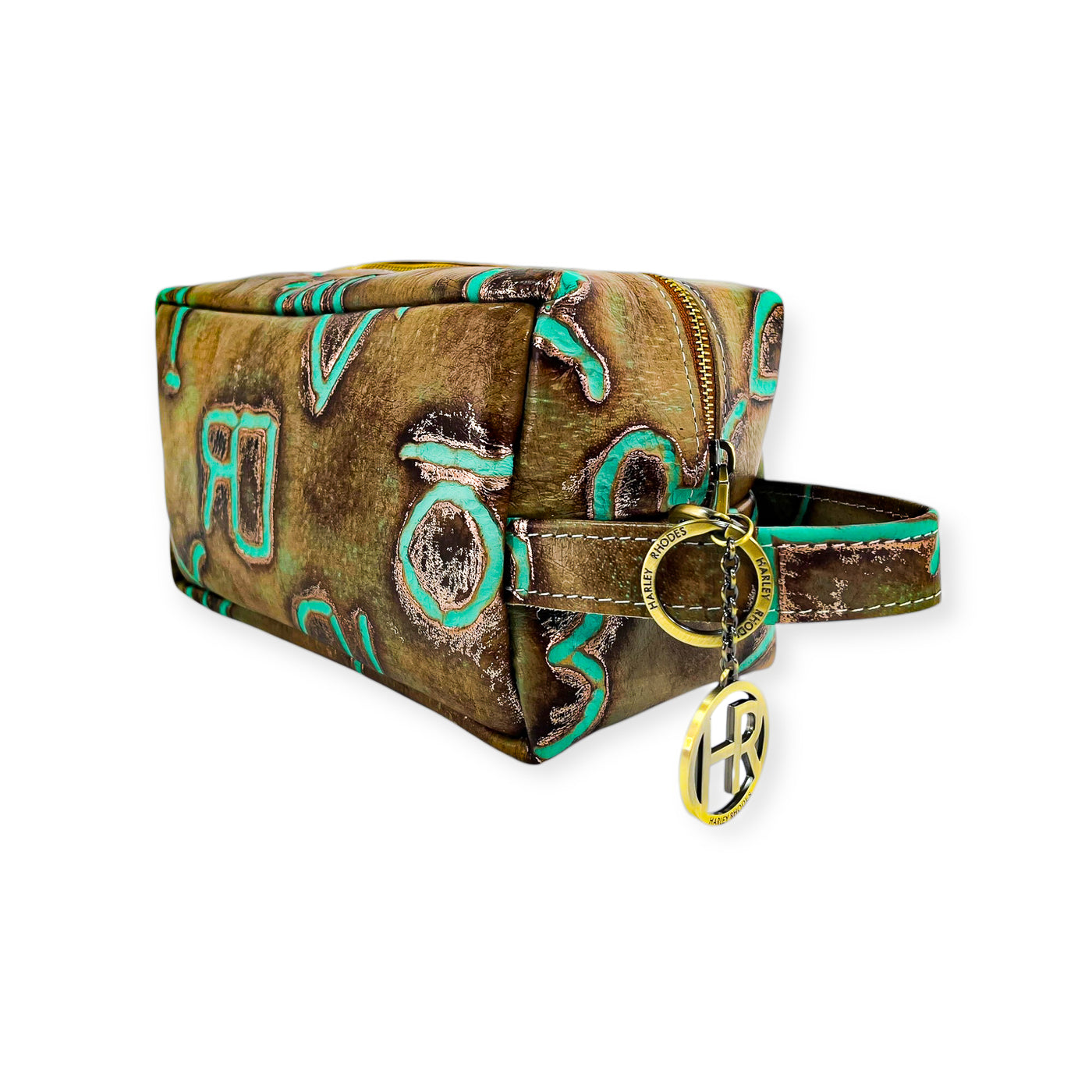 Dopp Kit-Luggage & Bags > Cosmetic & Toiletry Bags > Toiletry Bags-Western-Cowhide-Bags-Handmade-Products-Gifts-Dancing Cactus Designs