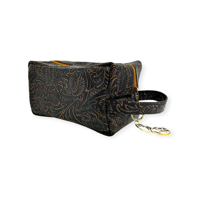 Dopp Kit-Luggage & Bags > Cosmetic & Toiletry Bags > Toiletry Bags-Western-Cowhide-Bags-Handmade-Products-Gifts-Dancing Cactus Designs