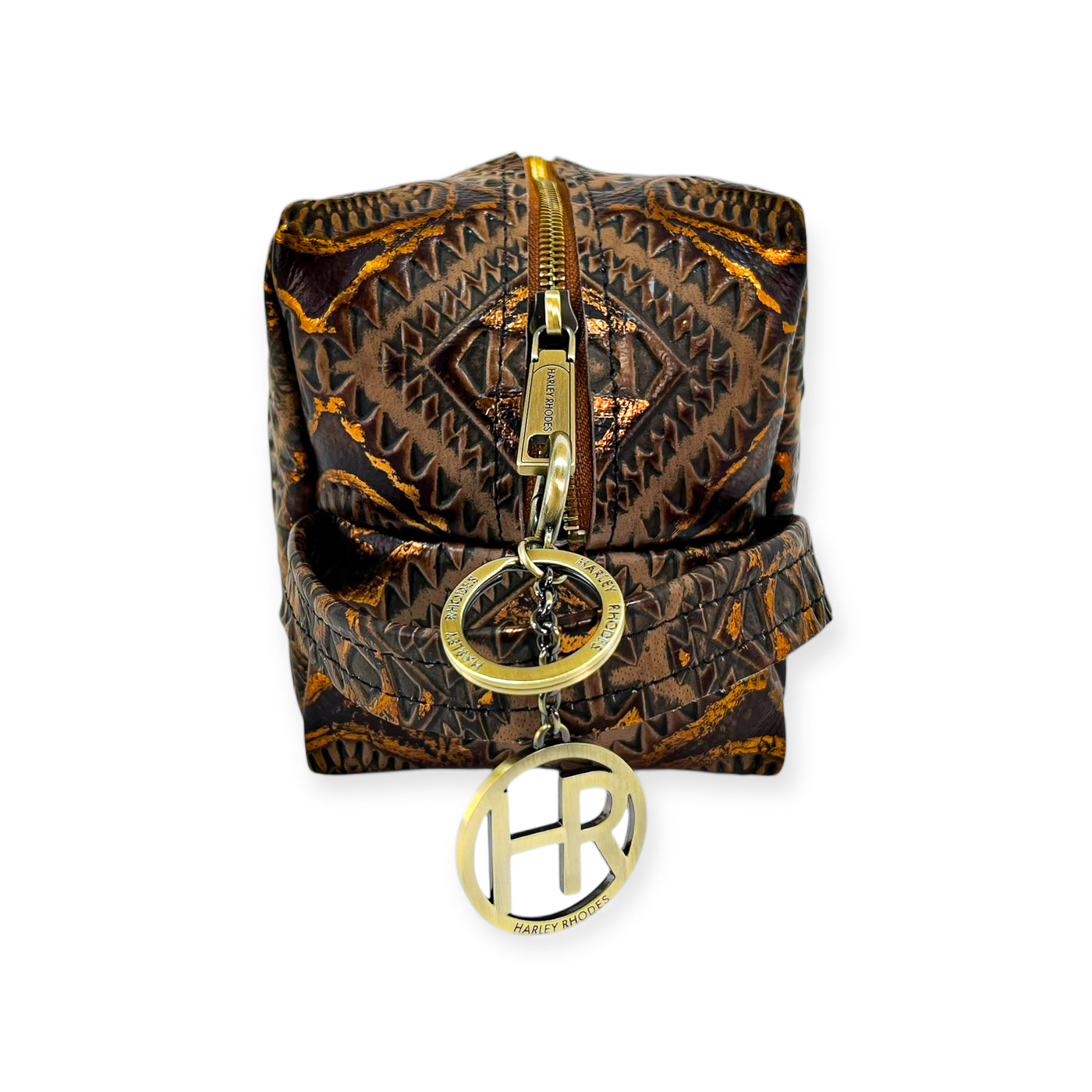 Dopp Kit-Luggage & Bags > Cosmetic & Toiletry Bags > Toiletry Bags-Western-Cowhide-Bags-Handmade-Products-Gifts-Dancing Cactus Designs