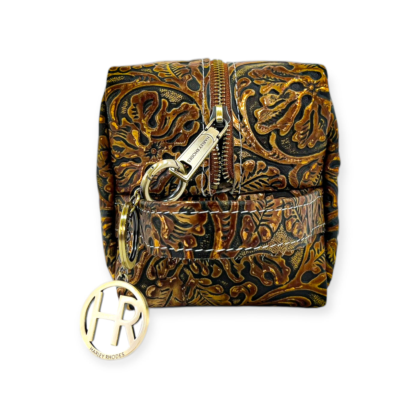 Dopp Kit-Luggage & Bags > Cosmetic & Toiletry Bags > Toiletry Bags-Western-Cowhide-Bags-Handmade-Products-Gifts-Dancing Cactus Designs