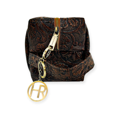 Dopp Kit-Luggage & Bags > Cosmetic & Toiletry Bags > Toiletry Bags-Western-Cowhide-Bags-Handmade-Products-Gifts-Dancing Cactus Designs