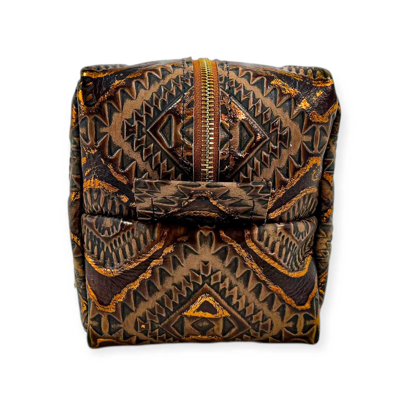 Dopp Kit-Luggage & Bags > Cosmetic & Toiletry Bags > Toiletry Bags-Western-Cowhide-Bags-Handmade-Products-Gifts-Dancing Cactus Designs