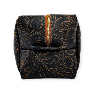 Dopp Kit-Luggage & Bags > Cosmetic & Toiletry Bags > Toiletry Bags-Western-Cowhide-Bags-Handmade-Products-Gifts-Dancing Cactus Designs