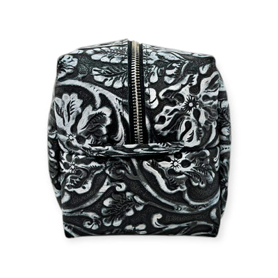 Dopp Kit-Luggage & Bags > Cosmetic & Toiletry Bags > Toiletry Bags-Western-Cowhide-Bags-Handmade-Products-Gifts-Dancing Cactus Designs