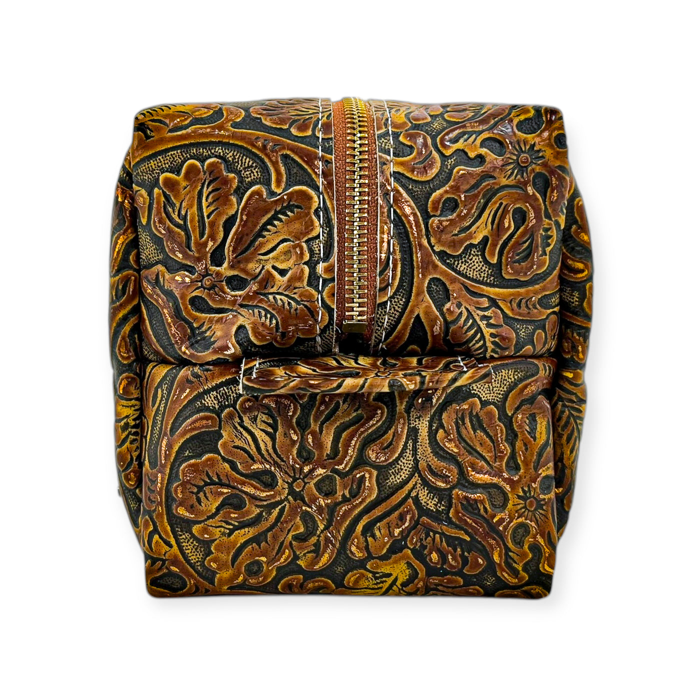 Dopp Kit-Luggage & Bags > Cosmetic & Toiletry Bags > Toiletry Bags-Western-Cowhide-Bags-Handmade-Products-Gifts-Dancing Cactus Designs