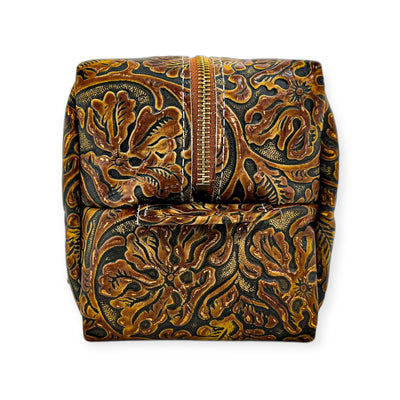 Dopp Kit-Luggage & Bags > Cosmetic & Toiletry Bags > Toiletry Bags-Western-Cowhide-Bags-Handmade-Products-Gifts-Dancing Cactus Designs