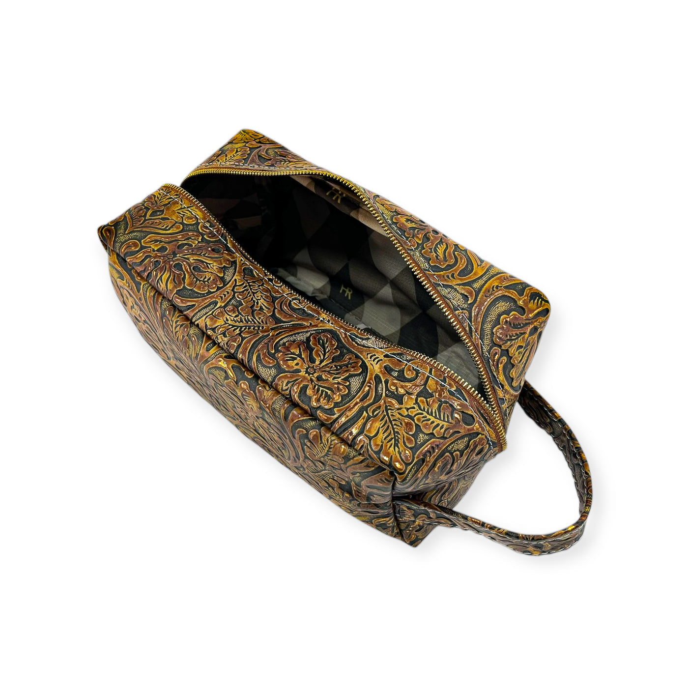 Dopp Kit-Luggage & Bags > Cosmetic & Toiletry Bags > Toiletry Bags-Western-Cowhide-Bags-Handmade-Products-Gifts-Dancing Cactus Designs