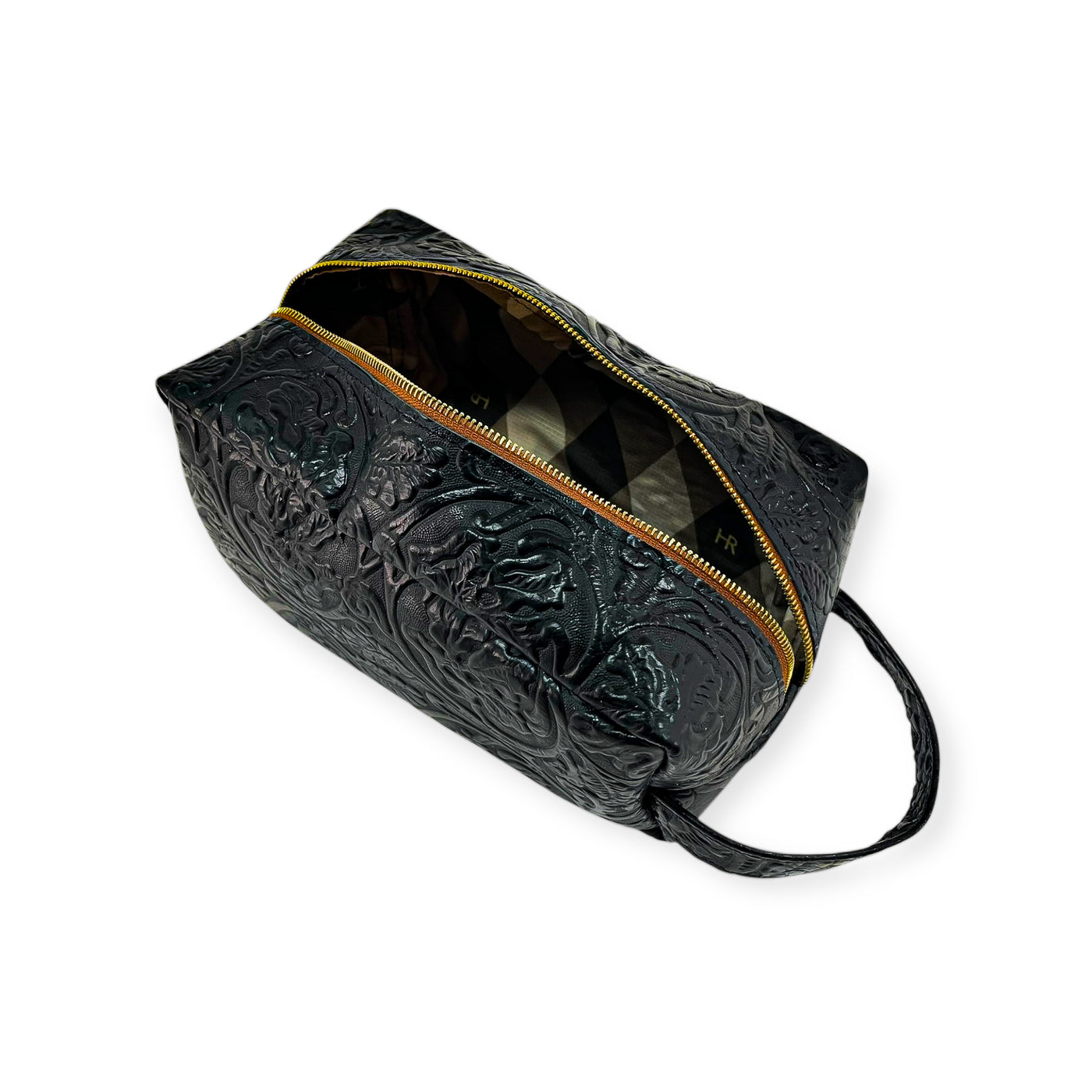 Dopp Kit-Luggage & Bags > Cosmetic & Toiletry Bags > Toiletry Bags-Western-Cowhide-Bags-Handmade-Products-Gifts-Dancing Cactus Designs