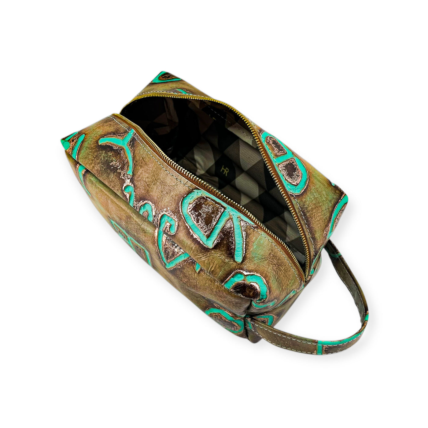 Dopp Kit-Luggage & Bags > Cosmetic & Toiletry Bags > Toiletry Bags-Western-Cowhide-Bags-Handmade-Products-Gifts-Dancing Cactus Designs