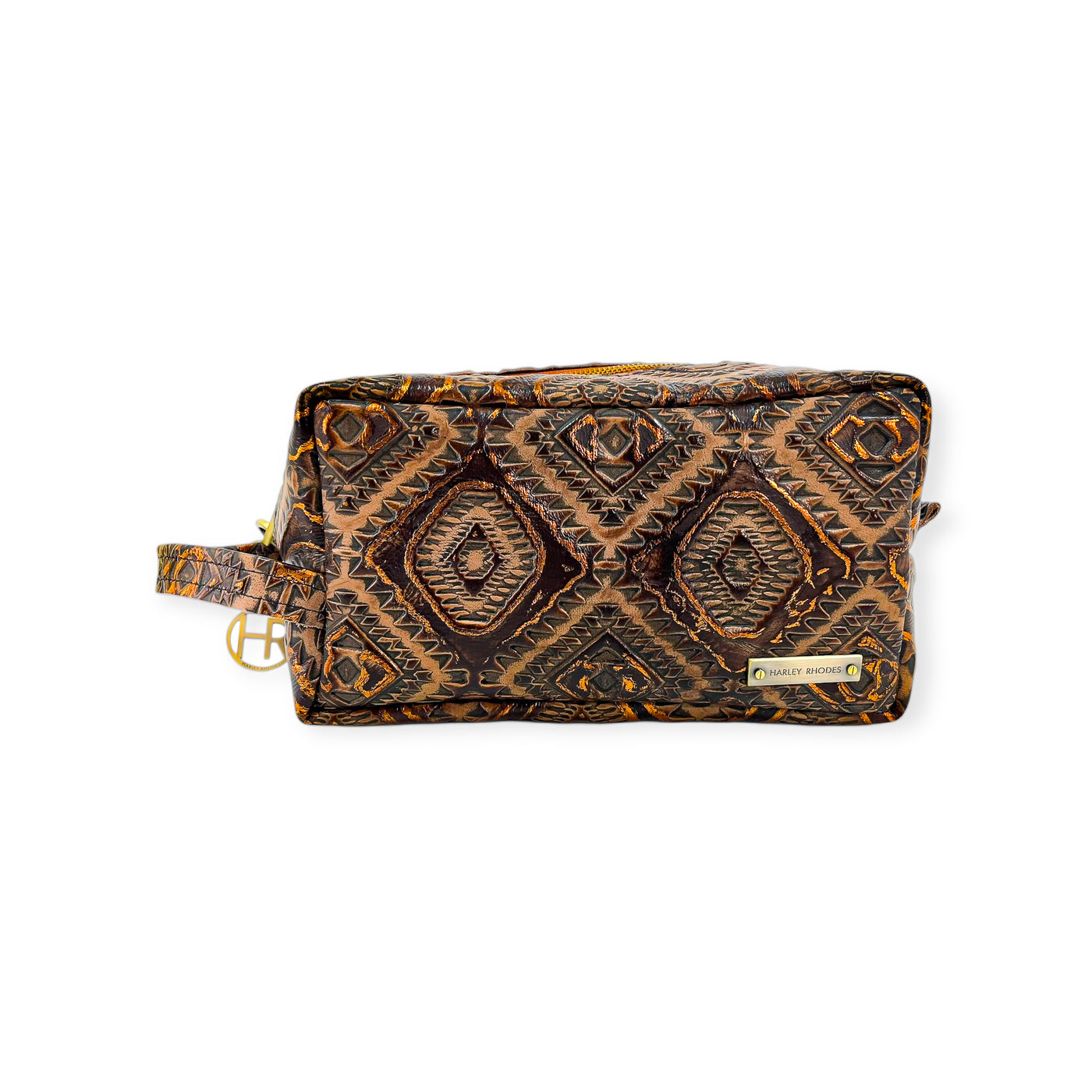 Dopp Kit-Luggage & Bags > Cosmetic & Toiletry Bags > Toiletry Bags-Western-Cowhide-Bags-Handmade-Products-Gifts-Dancing Cactus Designs