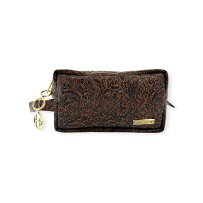 Dopp Kit-Luggage & Bags > Cosmetic & Toiletry Bags > Toiletry Bags-Western-Cowhide-Bags-Handmade-Products-Gifts-Dancing Cactus Designs