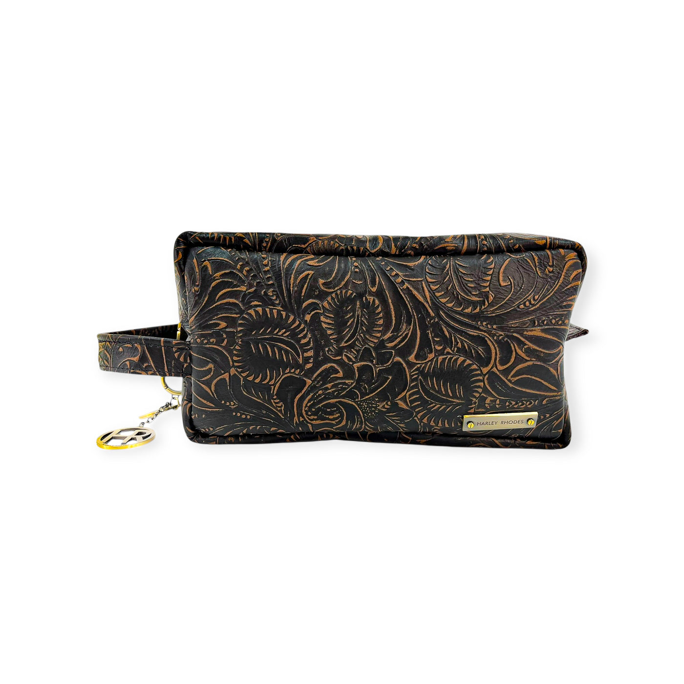 Dopp Kit-Luggage & Bags > Cosmetic & Toiletry Bags > Toiletry Bags-Western-Cowhide-Bags-Handmade-Products-Gifts-Dancing Cactus Designs