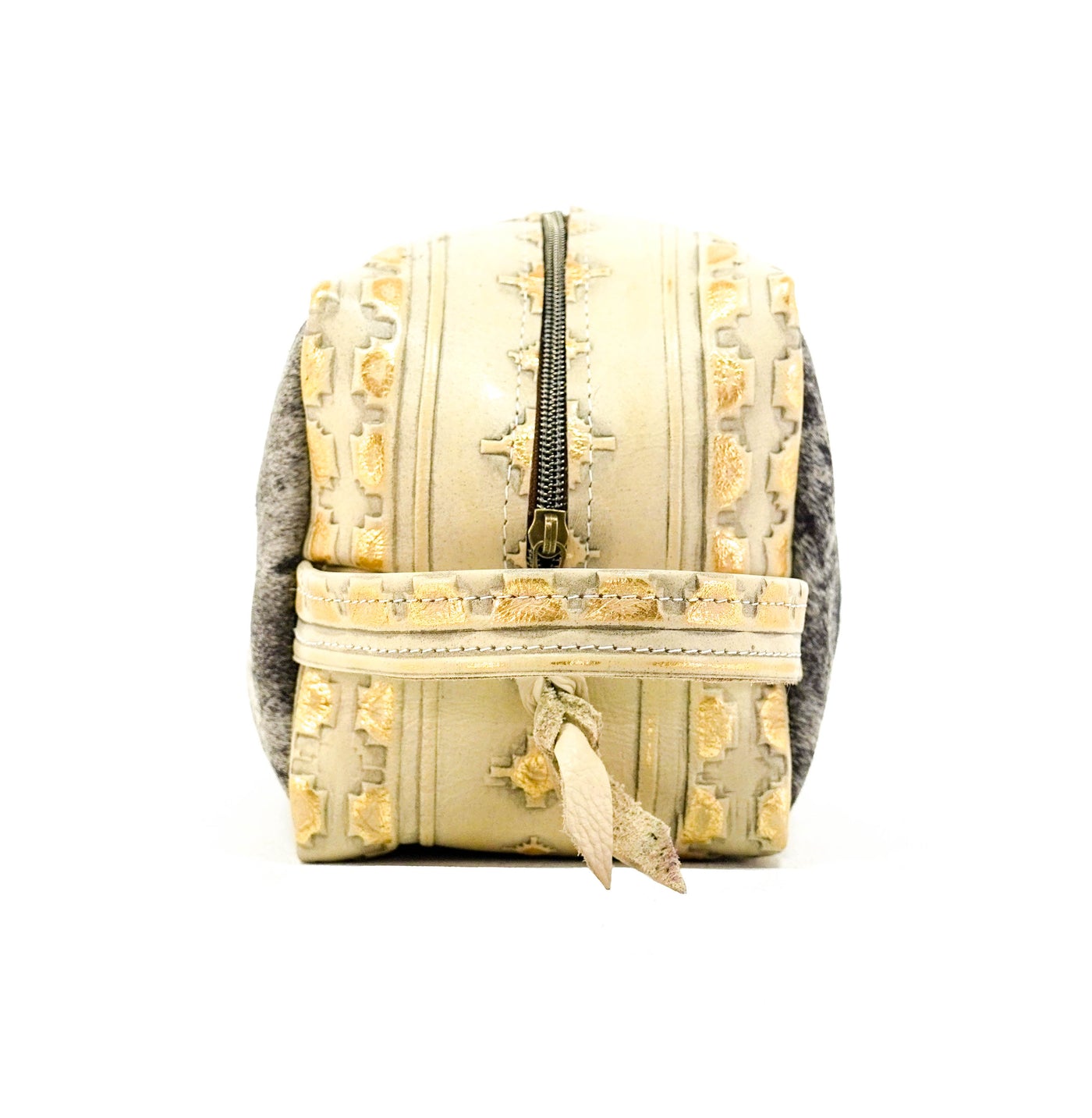 Dutton - Black & White w/ Golden Hills Navajo-Dutton-Western-Cowhide-Bags-Handmade-Products-Gifts-Dancing Cactus Designs