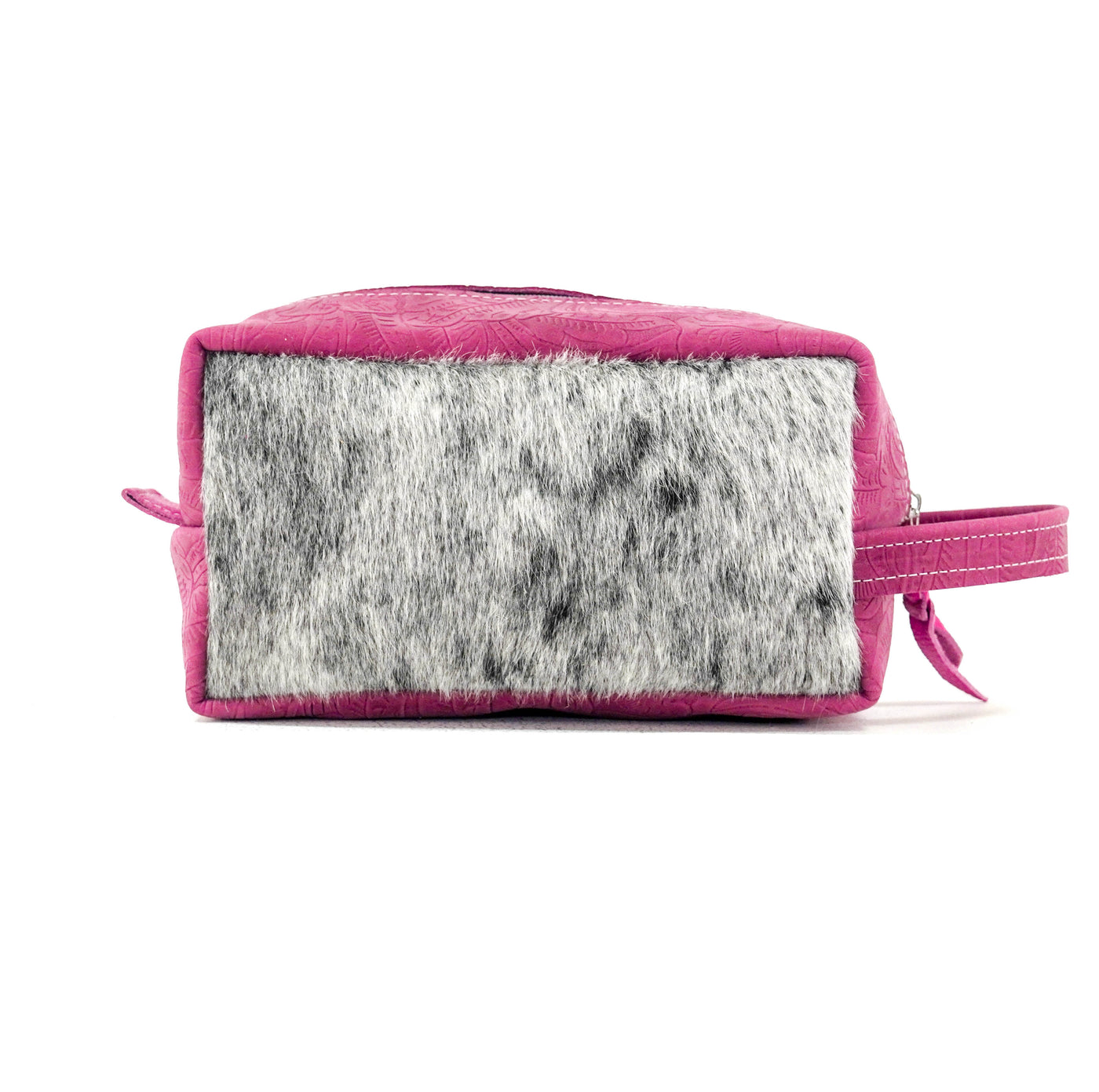Dutton - Black & White w/ Plum Denver Tool-Dutton-Western-Cowhide-Bags-Handmade-Products-Gifts-Dancing Cactus Designs