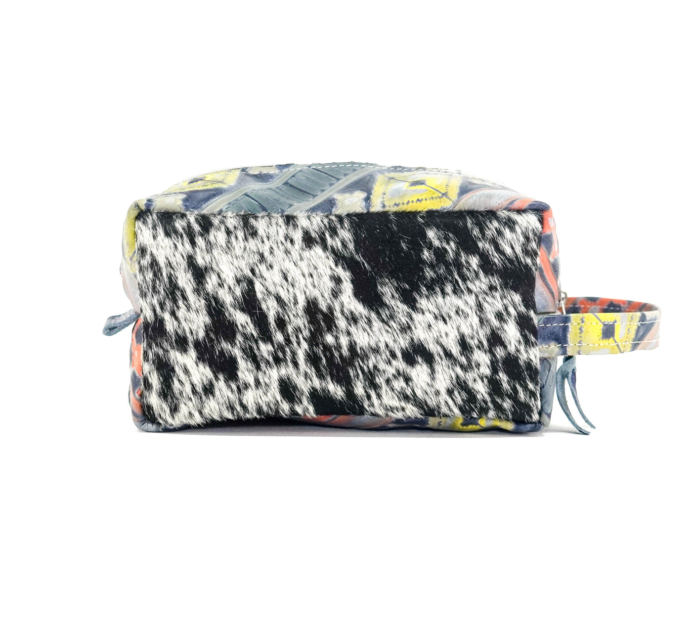 Dutton - Black & White w/ Teton Sundown Navajo-Dutton-Western-Cowhide-Bags-Handmade-Products-Gifts-Dancing Cactus Designs