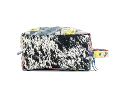 Dutton - Black & White w/ Teton Sundown Navajo-Dutton-Western-Cowhide-Bags-Handmade-Products-Gifts-Dancing Cactus Designs