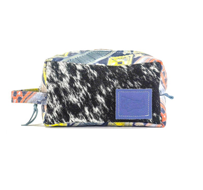 Dutton - Black & White w/ Teton Sundown Navajo-Dutton-Western-Cowhide-Bags-Handmade-Products-Gifts-Dancing Cactus Designs