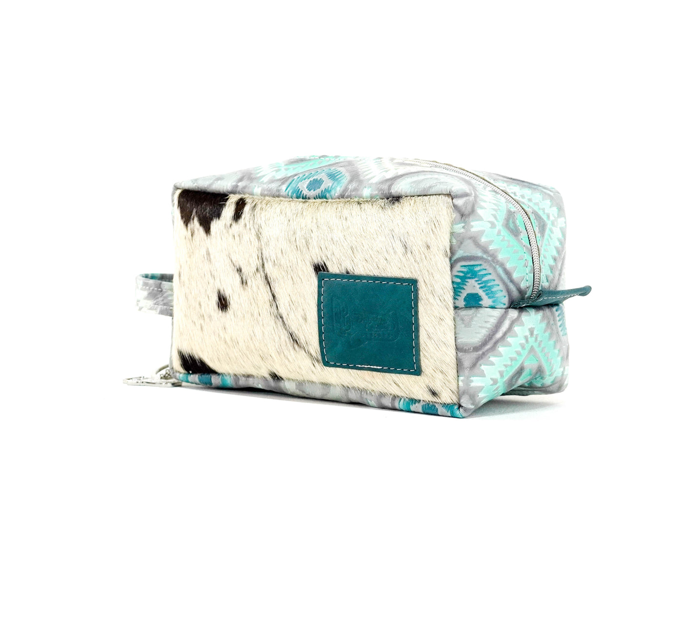 Dutton - Chocolate & White w/ Royston Aztec-Dutton-Western-Cowhide-Bags-Handmade-Products-Gifts-Dancing Cactus Designs