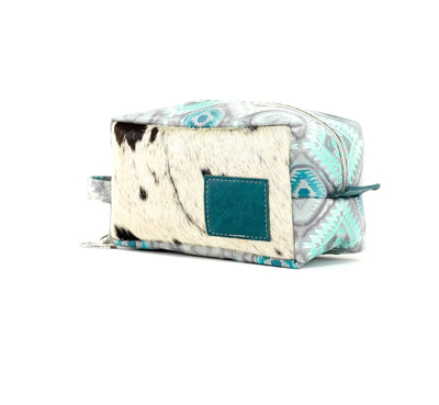 Dutton - Chocolate & White w/ Royston Aztec-Dutton-Western-Cowhide-Bags-Handmade-Products-Gifts-Dancing Cactus Designs