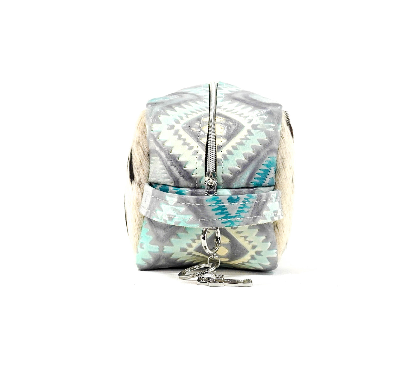 Dutton - Chocolate & White w/ Royston Aztec-Dutton-Western-Cowhide-Bags-Handmade-Products-Gifts-Dancing Cactus Designs
