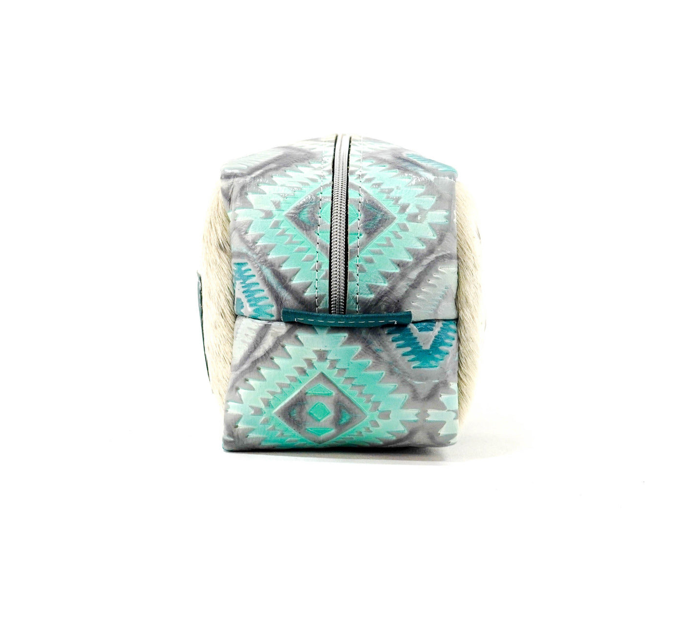 Dutton - Chocolate & White w/ Royston Aztec-Dutton-Western-Cowhide-Bags-Handmade-Products-Gifts-Dancing Cactus Designs