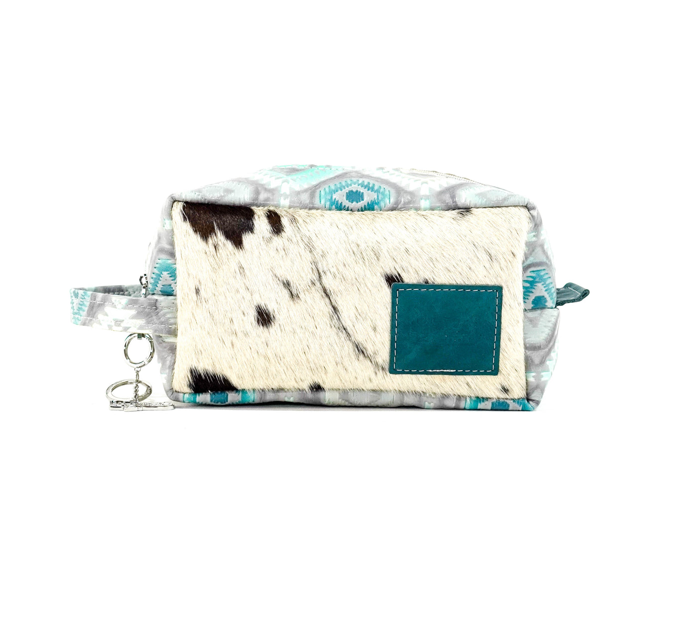 Dutton - Chocolate & White w/ Royston Aztec-Dutton-Western-Cowhide-Bags-Handmade-Products-Gifts-Dancing Cactus Designs