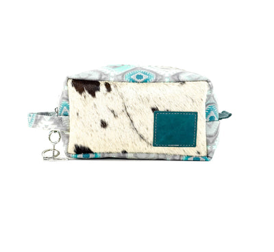 Dutton - Chocolate & White w/ Royston Aztec-Dutton-Western-Cowhide-Bags-Handmade-Products-Gifts-Dancing Cactus Designs