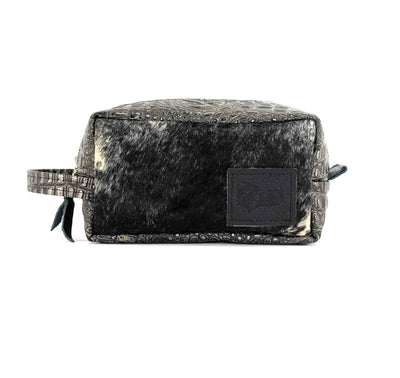 Dutton - Dark Brindle w/ Smoke Show Croc-Dutton-Western-Cowhide-Bags-Handmade-Products-Gifts-Dancing Cactus Designs