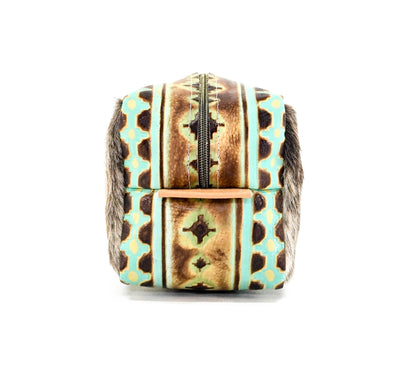 Dutton - Light Brindle w/ Sage Navajo-Dutton-Western-Cowhide-Bags-Handmade-Products-Gifts-Dancing Cactus Designs
