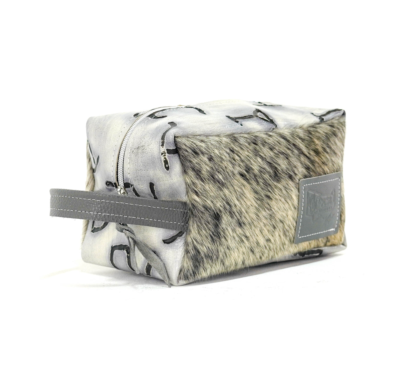 Dutton - Salt/Pepper w/ Smoke Show Brands-Dutton-Western-Cowhide-Bags-Handmade-Products-Gifts-Dancing Cactus Designs