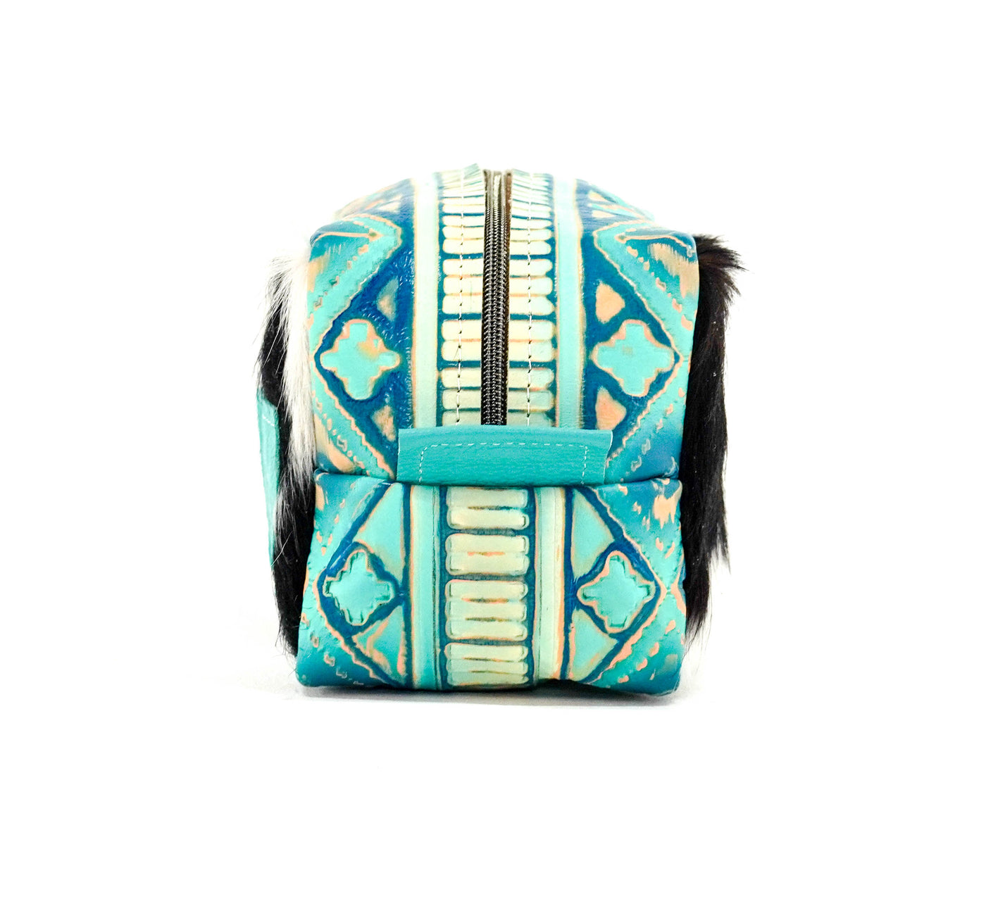 Dutton - Tricolor w/ Margaritaville Navajo-Dutton-Western-Cowhide-Bags-Handmade-Products-Gifts-Dancing Cactus Designs