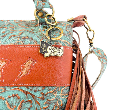 Fancy Annie - Sedona Leather w/ Sierra Tool-Fancy Annie-Western-Cowhide-Bags-Handmade-Products-Gifts-Dancing Cactus Designs