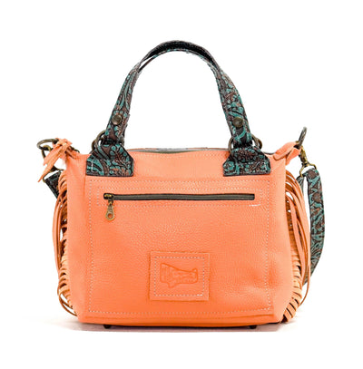 Fancy Annie - Tricolor w/ Evergreen tool-Fancy Annie-Western-Cowhide-Bags-Handmade-Products-Gifts-Dancing Cactus Designs