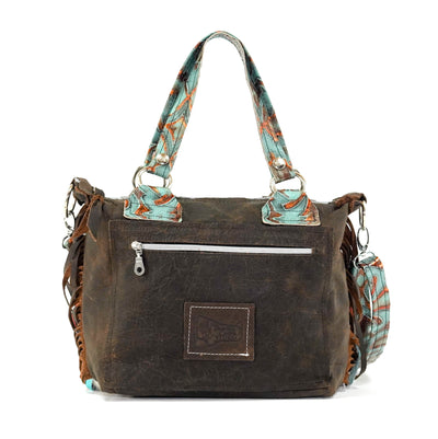 Fancy Annie - Tricolor w/ Patriot Laredo-Fancy Annie-Western-Cowhide-Bags-Handmade-Products-Gifts-Dancing Cactus Designs