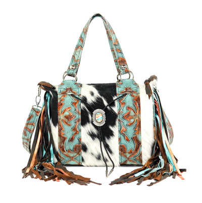 Fancy Annie - Tricolor w/ Patriot Laredo-Fancy Annie-Western-Cowhide-Bags-Handmade-Products-Gifts-Dancing Cactus Designs
