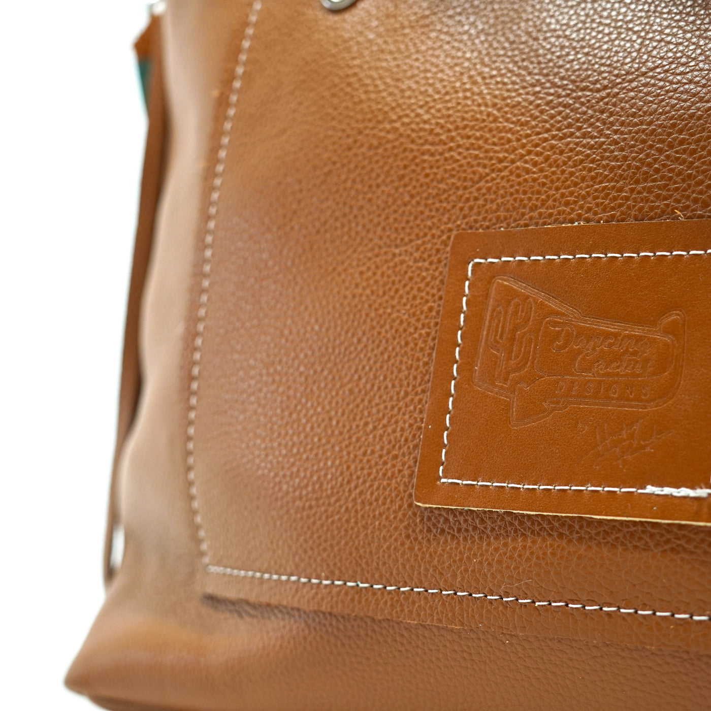 Fancy Oakley - Chocolate-Spotted Brindle w/ No Embossed-Fancy Oakley-Western-Cowhide-Bags-Handmade-Products-Gifts-Dancing Cactus Designs
