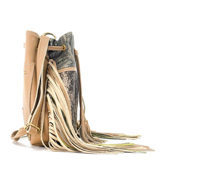 Gabby - Brindle w/ Turquoise Autumn-Gabby-Western-Cowhide-Bags-Handmade-Products-Gifts-Dancing Cactus Designs