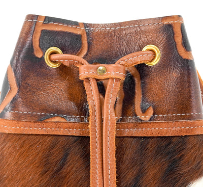 Gabby - Tricolor w/ Burnt Brands-Gabby-Western-Cowhide-Bags-Handmade-Products-Gifts-Dancing Cactus Designs