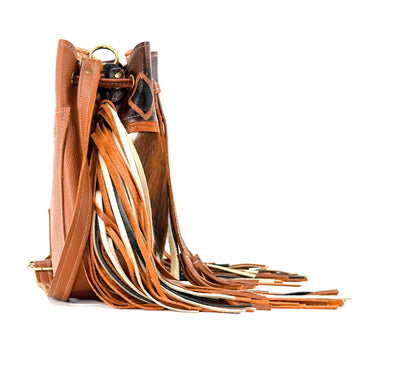 Gabby - Tricolor w/ Burnt Brands-Gabby-Western-Cowhide-Bags-Handmade-Products-Gifts-Dancing Cactus Designs