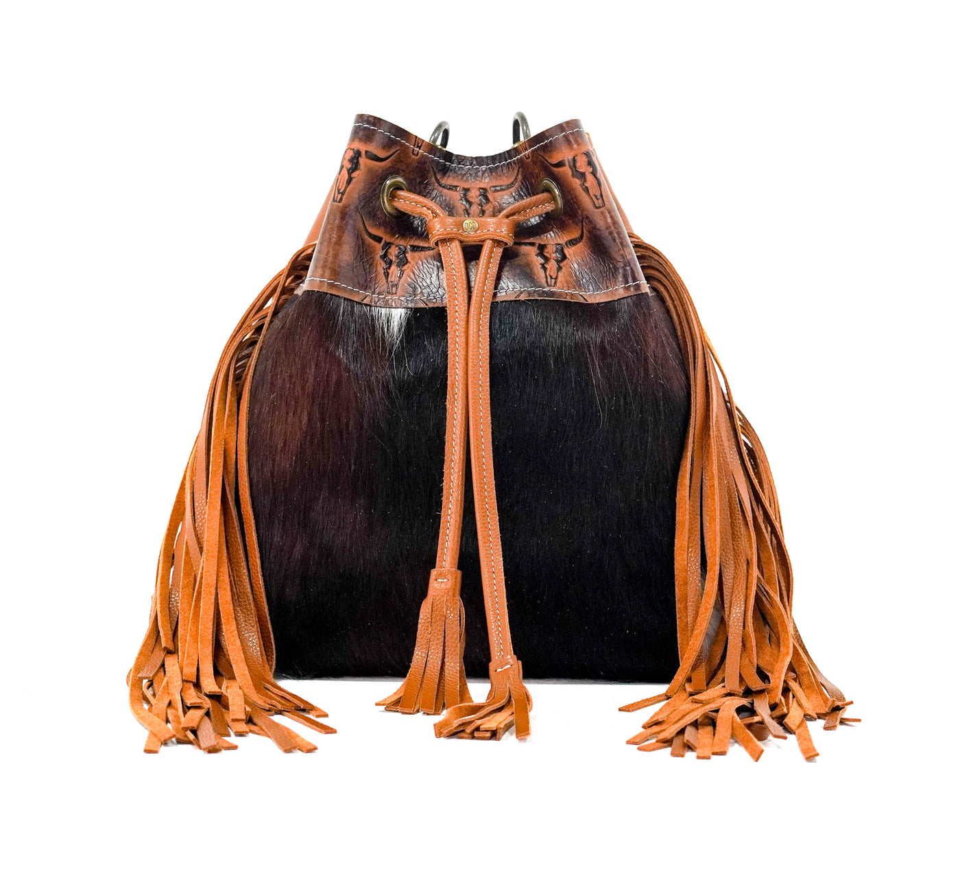 Gabby - Tricolor w/ Burnt Brands-Gabby-Western-Cowhide-Bags-Handmade-Products-Gifts-Dancing Cactus Designs