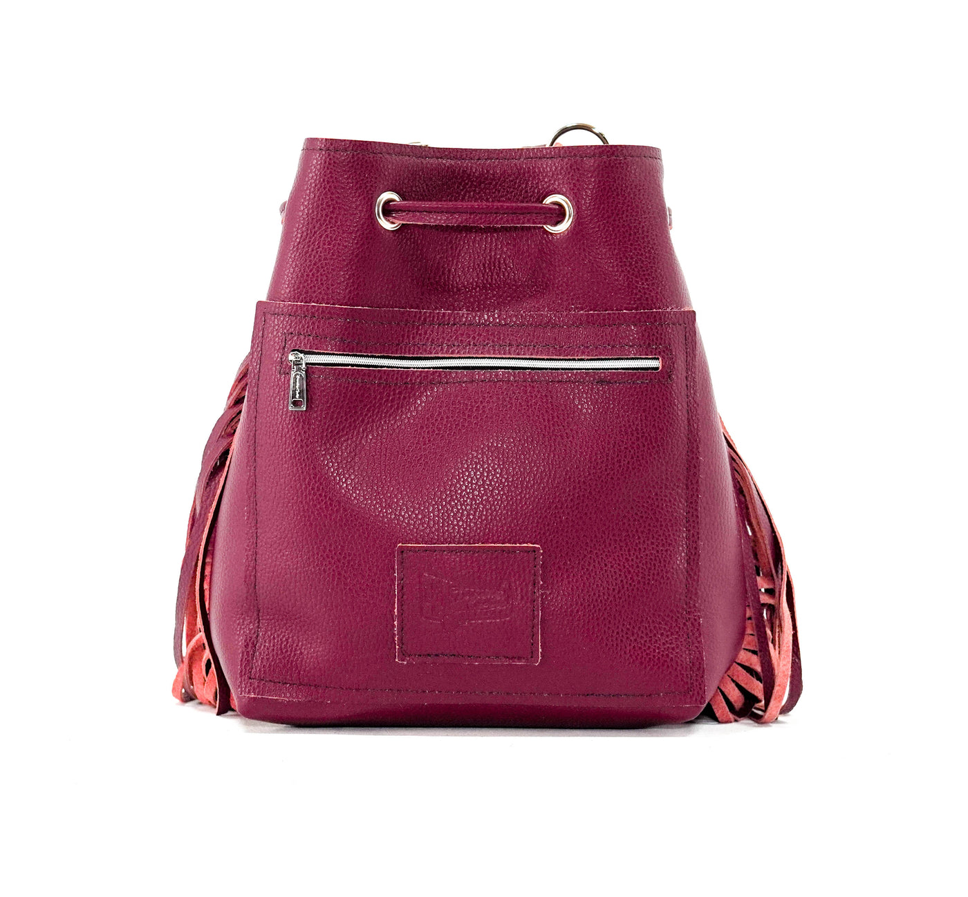 Gabby - Tricolor w/ Red Skulls-Gabby-Western-Cowhide-Bags-Handmade-Products-Gifts-Dancing Cactus Designs