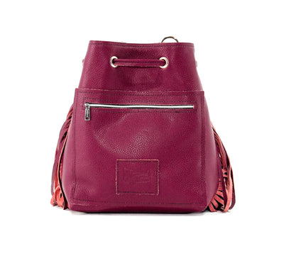 Gabby - Tricolor w/ Red Skulls-Gabby-Western-Cowhide-Bags-Handmade-Products-Gifts-Dancing Cactus Designs
