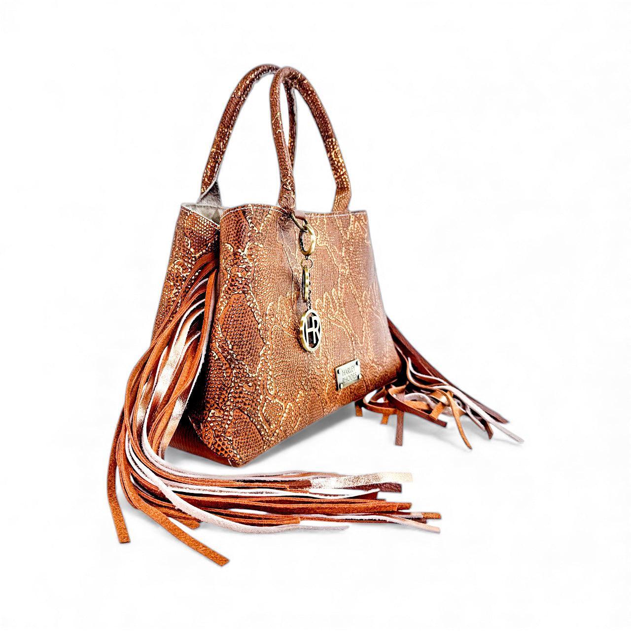 Jackie Handbag-Apparel & Accessories > Handbags, Wallets & Cases > Handbags > Convertible Bags-Western-Cowhide-Bags-Handmade-Products-Gifts-Dancing Cactus Designs