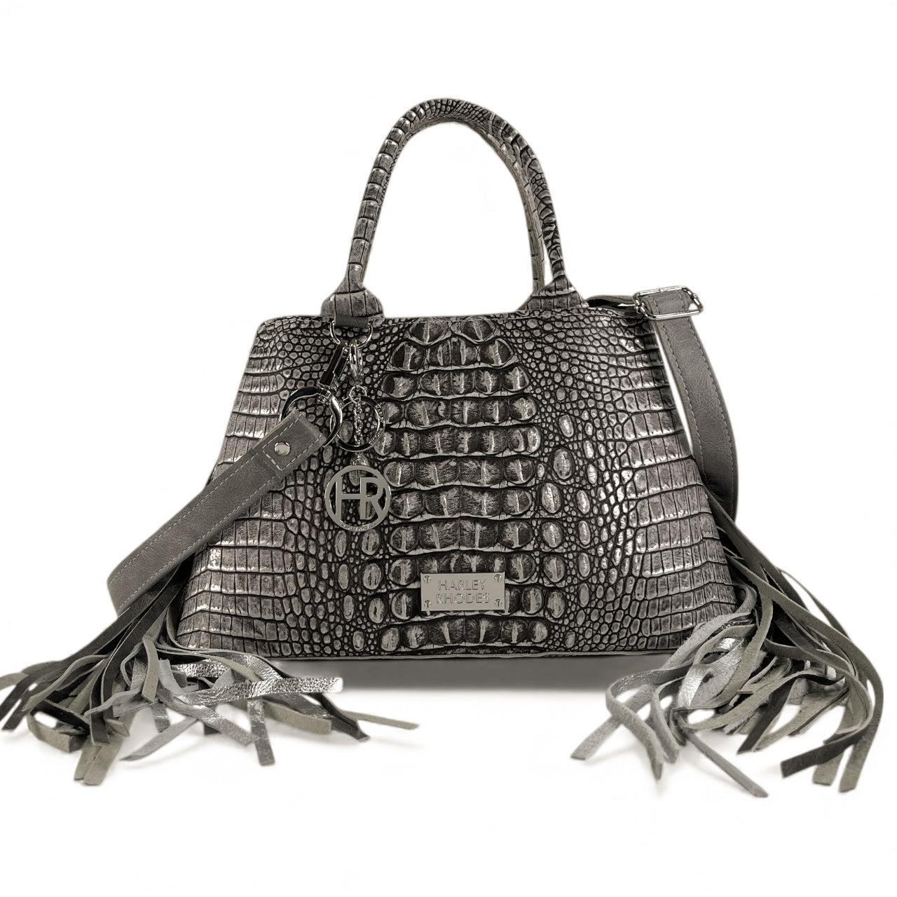 Jackie Handbag-Apparel & Accessories > Handbags, Wallets & Cases > Handbags > Convertible Bags-Western-Cowhide-Bags-Handmade-Products-Gifts-Dancing Cactus Designs