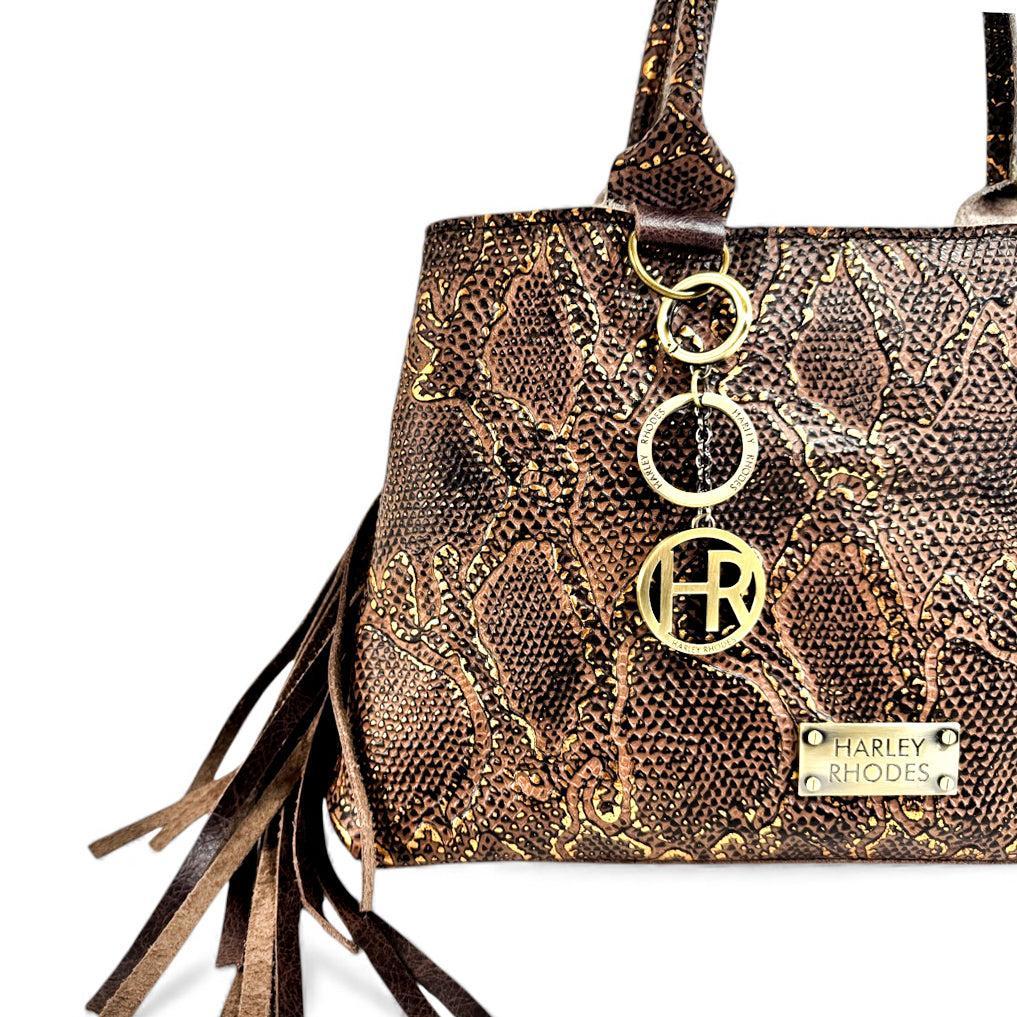 Jackie Handbag-Apparel & Accessories > Handbags, Wallets & Cases > Handbags > Convertible Bags-Western-Cowhide-Bags-Handmade-Products-Gifts-Dancing Cactus Designs